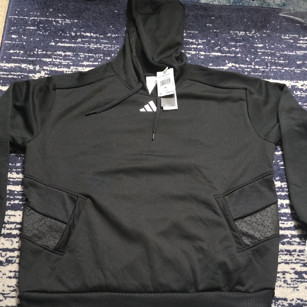 Adidas Black Pullover Hoodie